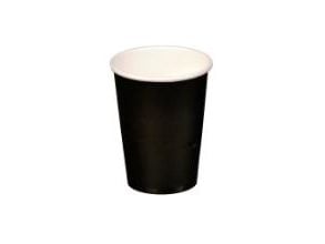 Kaffebæger Pap Ø90xH135mm 40cl 16oz Single Wall Sort,20 ps x 50 stk/krt