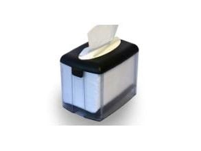 Servettdispenser Bulkysoft System ONE bordsmodell svart, 4 st/fp