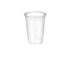 Plastglas 20 cl Bioware H 95 mm Ø70 mm PLA Klar,30 ps x 100 stk/krt