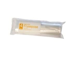 Frysepose Catersource 4 ltr 200x400 mm med Skrivefelt LDPE,60 Stk/rl - (60 stk.)