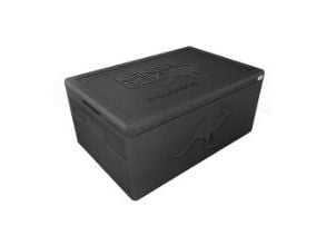 Termokasse Kænga 21 ltr 1/1 GN 60x40x18 cm med Låg EPP Sort,stk