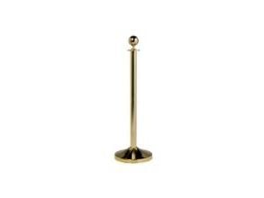 Securit® Classic Gold afspærringsstolpe rustfrit stål