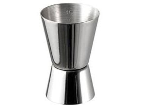 Jigger Dobbelt 2/4 CL Rustfri stål,30 stk/pk