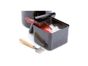 Isspand 3.4 ltr 20x20x17 cm Plastik Sort,stk