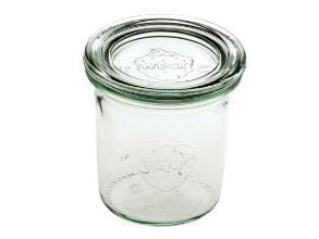 Patentglas Weck 140 ml Ø6.8x7 cm uden Låg Glas,48 stk/krt