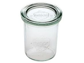 Patentlasi Weck 160 ml Ø6,8x8 cm uden Låg Glas,48 stk/krt