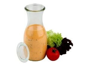 Patentflaske Weck 530 ml Ø7.95x18.4 cm uden Låg Glas,15 stk/krt