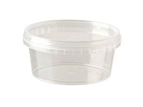 Plastbæger 180ml Ø92 mm rund PP klar - (38 poser x 200 stk./karton)