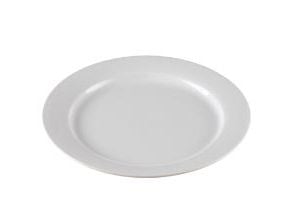 Lautanen Venice Ø17 cm tasainen posliini valkoinen,6 kpl/pkt