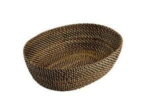 Brødkurv Bastian 29.5x23x7 cm Oval Nitoflet Lys/Mørk,stk