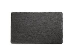 Serveringsplade 24x15 cm Naturskifer,24 stk/krt