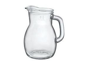 Glaskande Rocco Bormioli Bistrot 1 ltr Ø12.5x18.2 cm Glas,6 stk/krt