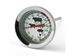 Stegetermometer Ø5x9 cm Analog Rustfri stål