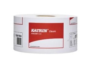 Toiletpapir Katrin C Gigant S hvid 2-lag 200m - (12 ruller pr. karton)