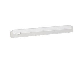 Reservekassett for gulvskrape, Vikan, 40x3x4,5cm, hvit, PP/gummi, med dobbeltblad