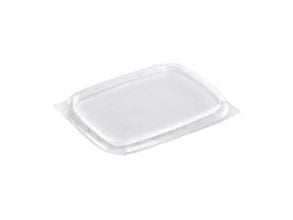 Plastlock 108x82 mm PP för salladsskålar 108x82 mm, 20 st/fp x 50 st/kr