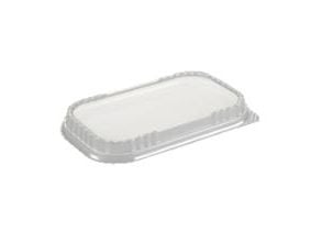 Låg dome t/foliebakke sort/alu 650&964ml 100stk/pak