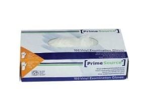 Engångshandske Prime Source storlek XL utan pulver Vinyl AQL 1.5 vit m/100 st - (kartong med 10 förpackningar)