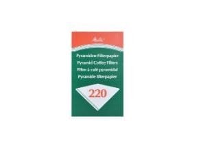 Pyramidefilter Nr. 220 Hvid,2 pk x 100 stk/krt