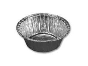 Foliebakke, Plus Pack, Rund kapacitet 350, Ø 127, højde 47 aluminium, aluminium, pakke a 100 stk 1-C