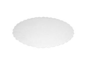Fadpapir 22x32 cm Oval Præget Hvid,2 pk x 500 stk/krt