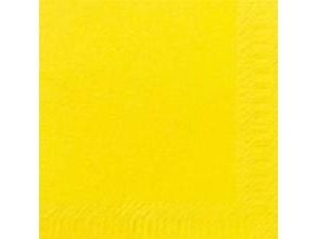 Serviet Duni 33x33 cm 3-lag Gul,125 Stk/pk