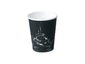 Kaffebæger Pap Ø80xH90mm 25cl 8oz Single Wall Coffeecup,20 ps x 50 stk/krt