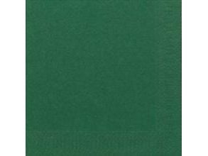 Duni - Servett - Storlek 33 x 33 cm - engångsvara - mörkgrön (paket om 125)