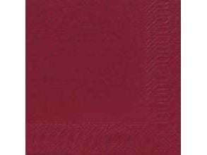 Duni - Serviet - Størrelse 33 x 33 cm - engangs - bordeaux (pakke med 125)