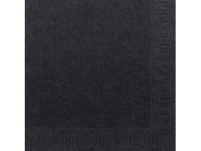 Duni - Serviett - Størrelse 33 x 33 cm - avhendbar - svart (en pakke 125)