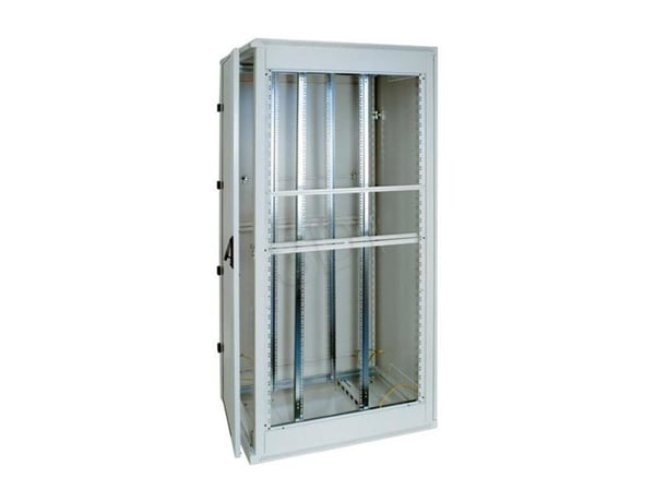 Triton Delta S, Fritstående reol, 27U, 400 kg, 58,9 kg, Grå