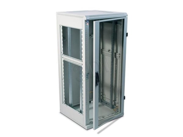 Triton Delta S, Fritstående reol, 27U, 400 kg, 58,9 kg, Grå