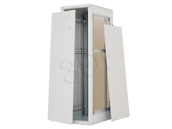 Triton Delta S, Frittstående hylle, 18U, 300 kg, 50,5 kg, Grå