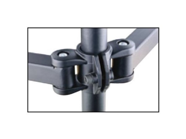 Techly ICA-LCD 482-T, 30 kg, 33 cm (13"), 61 cm (24"), 100 x 100 mm, Høydejustering, Sort
