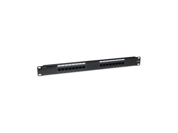 Techly 16 x RJ45 Cat.5E, IEEE 802.3, IEEE 802.3ab, IEEE 802.3u, 10/100/1000Base-T(X), Raskt Ethernet, Gigabit Ethernet, 1000 Mbit/s, RJ-45, Gull