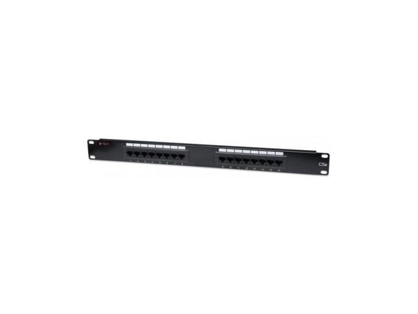 Techly 16 x RJ45 Cat.5E, IEEE 802.3, IEEE 802.3ab, IEEE 802.3u, 10/100/1000Base-T(X), Raskt Ethernet, Gigabit Ethernet, 1000 Mbit/s, RJ-45, Gull