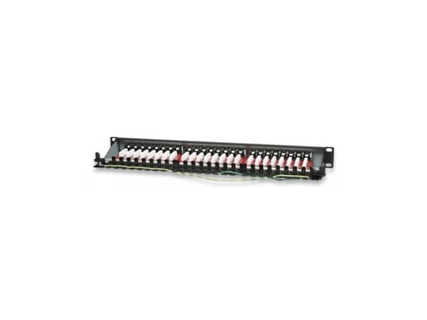 Techly 24 x RJ45 Cat.6A, IEEE 802.3, IEEE 802.3ab, IEEE 802.3an, IEEE 802.3u, 10/100/1000Base-T(X), 10 Gigabit Ethernet, Raskt Ethernet, Gigabit Et...
