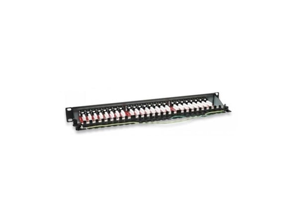 Techly 24 x RJ45 Cat.6A, IEEE 802.3, IEEE 802.3ab, IEEE 802.3an, IEEE 802.3u, 10/100/1000Base-T(X), 10 Gigabit Ethernet, Raskt Ethernet, Gigabit Et...
