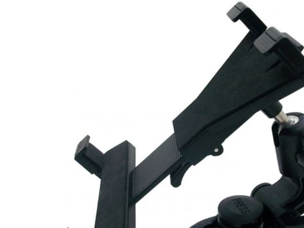 Techly I-TABLET-VENT, Bil, Passiv, syntetisk ABS, Metall, Sort, 333 g