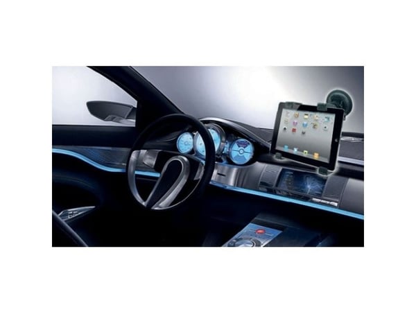 Techly I-TABLET-VENT, Bil, Passiv, syntetisk ABS, Metall, Sort, 333 g