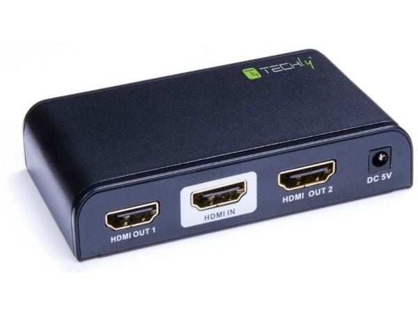 TECHly Splitter HDMI 2 Way 4K*2K - Video/lyd-splitter - 2 x HDMI - stasjonær
