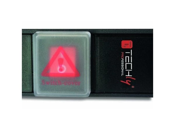 Techly Pro TECHLYPRO 023783 Rack 19 1U virtapiuha UPS:lle 250V/10A 10x C13 pistorasiat C14 pistoke