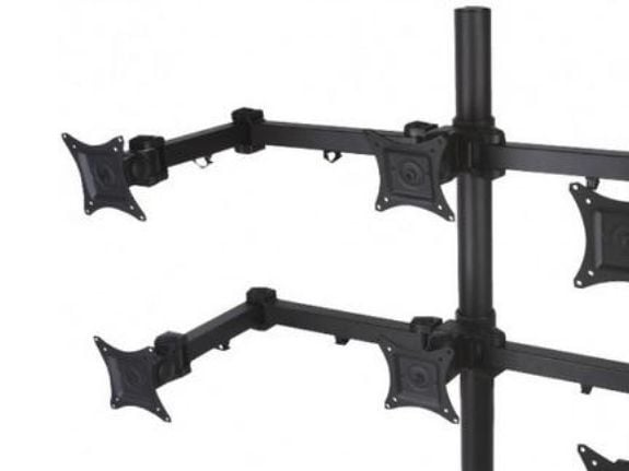 Techly ICA-LCD 482-S, 60 kg, 33 cm (13"), 50,8 cm (20"), 100 x 100 mm, Høydejustering, Sort