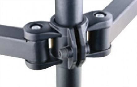 Techly ICA-LCD 482-S, 60 kg, 33 cm (13"), 50,8 cm (20"), 100 x 100 mm, Høydejustering, Sort