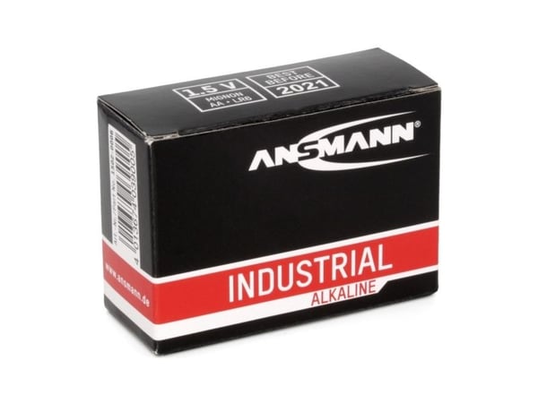 Ansmann 1502-0006, Engangsbatteri, AA, Alkalinsk, 1,5 V, 10 stykker, Cd (kadmium), Hg (kvikksølv)