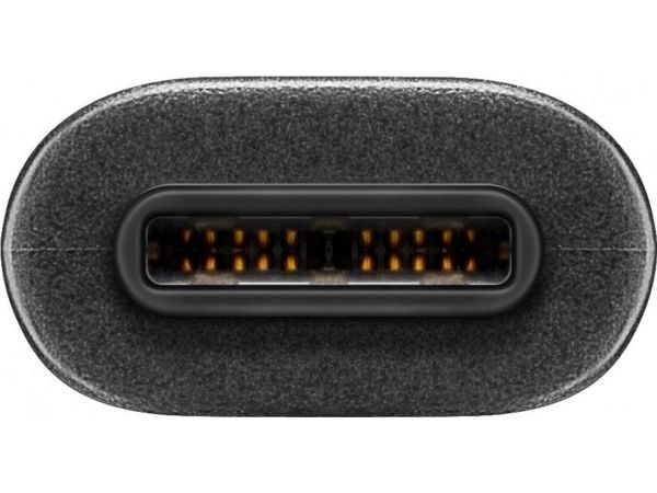 Goobay 67993, 1 m, Micro-USB B, USB C, USB 2.0, Hankjønn/hankjønn, Sort