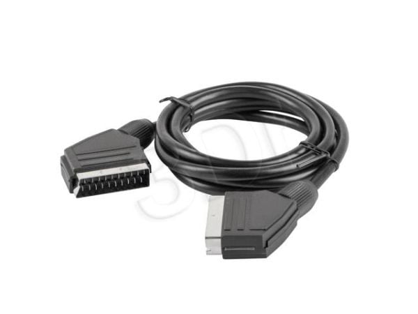Lanberg - Video/lydkabel - SCART hann til SCART hann - 1.8 m - svart