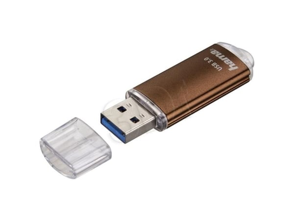 Hama FlashPen "Laeta" - USB-flashstasjon - 64 GB - USB 3.0 - brun
