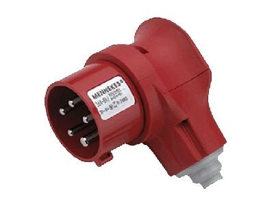 MENNEKES 3980, Oikea kulma, 400 V, Punainen, IP44, 1 kpl