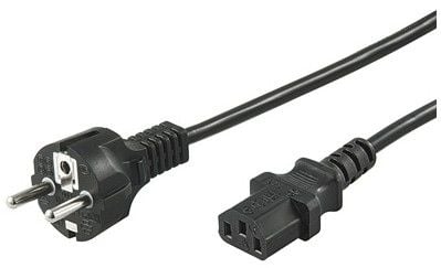 Goobay 68605, 1,5 m, Strömkontakt typ F, IEC C13, H05VV-F3G, 250 V